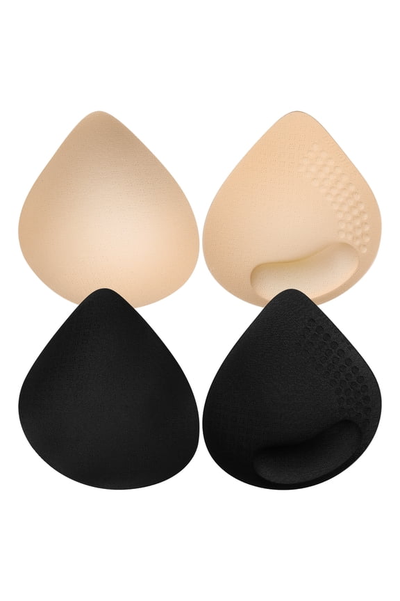 2 Pairs Washcloths Latex Breast Pads 16.00X14.00X1.50CM