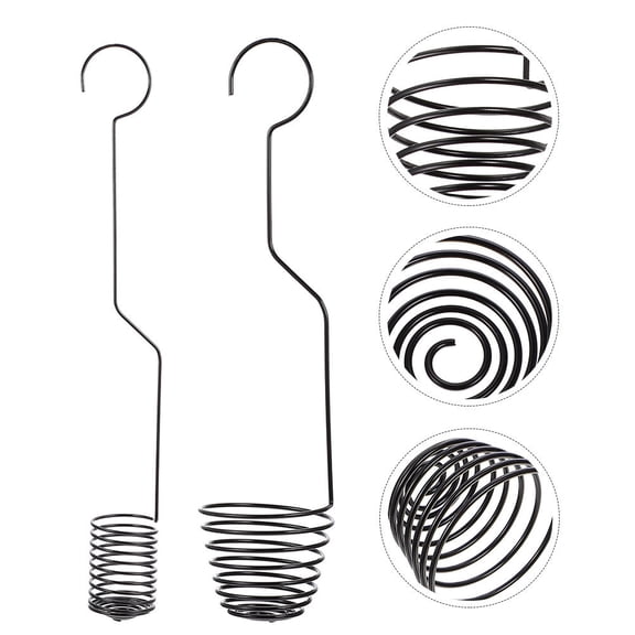 Raindrops  2 Pcs Air Pineapple Hook Plant Hangers Plants Artificial Indoor Work Black