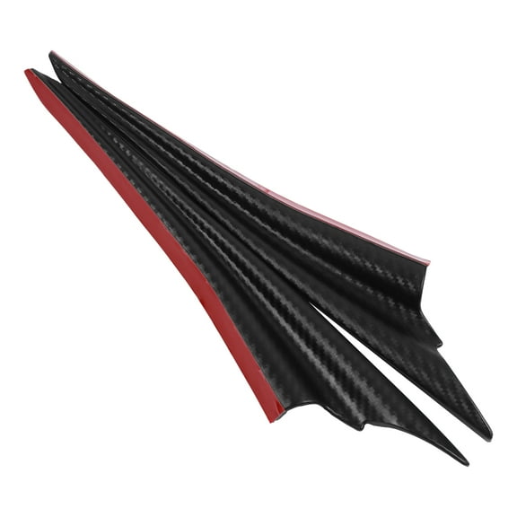 Raindrops 2 Pcs Auto Bumper Lip Splitter Fins Car Modification Accessory Parts