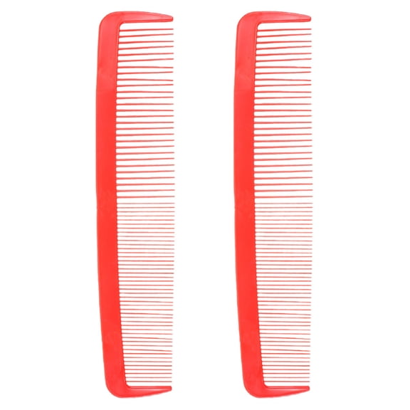 Raindrops  2 Pcs Big Comb Prop Extra Large Prank Props Styling for Men Man Red
