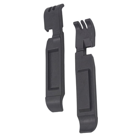 Raindrops 2 Pcs Bike Tire Pry Bar Cycling Opening Tool Drill Fitment Wheel Black