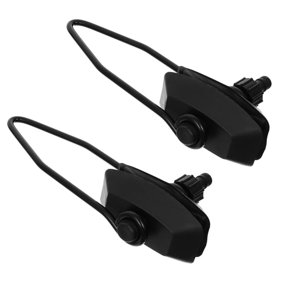 Boat Motor Flusher Universal Engine Cleaner with Nylon Material Black Color 2 Pieces