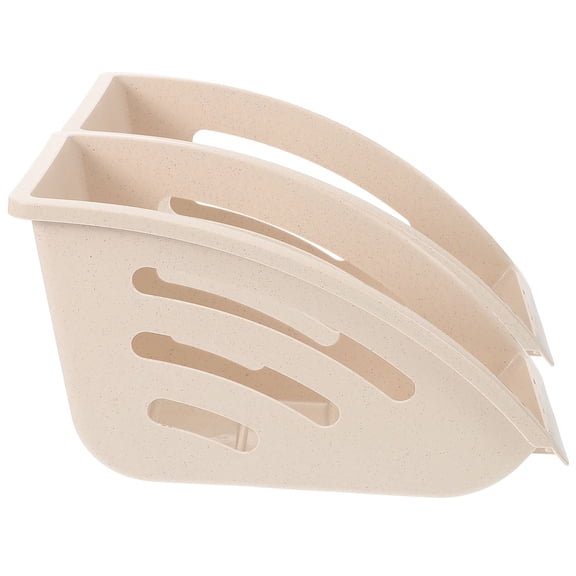 Raindrops  2 Pcs Bottle Drying Rack Countertop Organizer Dish Sink Plug Beige