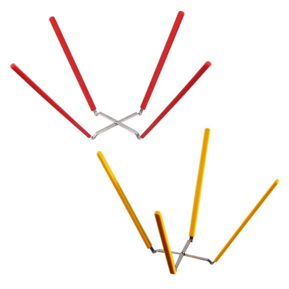 Raindrops 2 Pcs Bread Cake Cooling Rack with Legs Micro Toys Egg Stands for Display