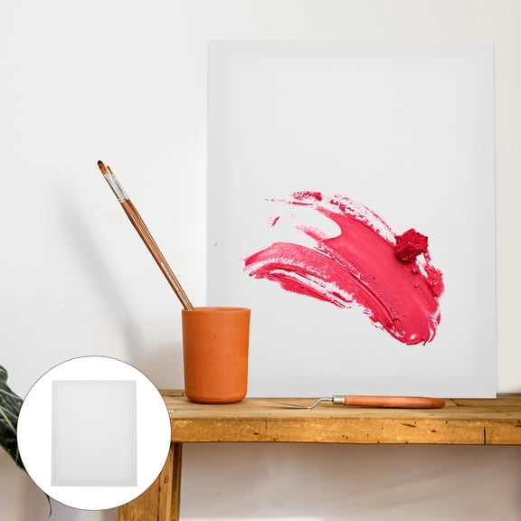 Raindrops Versatile DIY Blank Art Canvas Frames in White for All Paints 2Pcs