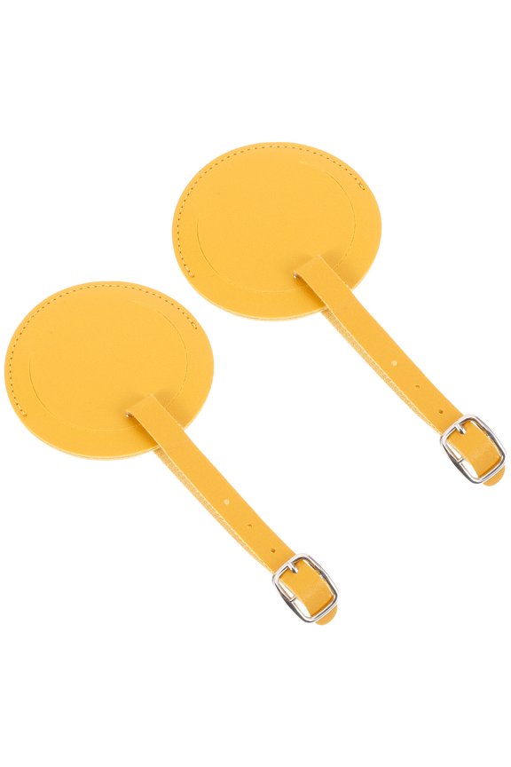 2 Pcs Suitcase Labels Kids Plane Luggage Tag Address Tel Travel