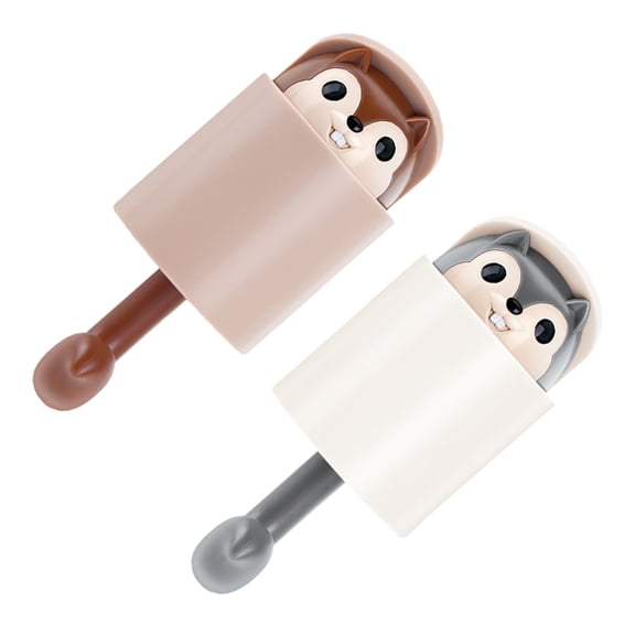 Raindrops 2 Pcs Cartoon Squirrel Hook Plastic Hanging Cute Hooks Child