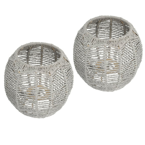 Raindrops  2 Pcs Ceiling Light Shade Lampshade Replacement Fixtures Black