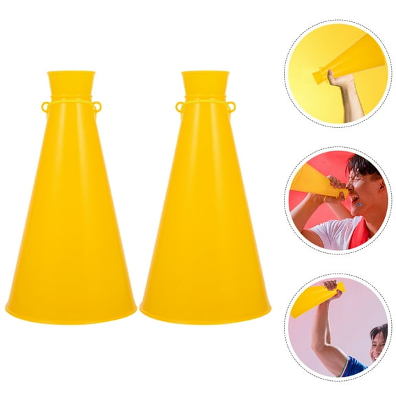 Raindrops 2 Pcs Cheer Megaphone For Party With Handle Cheering Horn