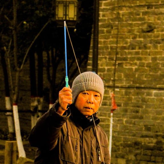 Raindrops 2 Pcs Chinese Diabolo Stick Professional Sticks Juggling Fitness Elder