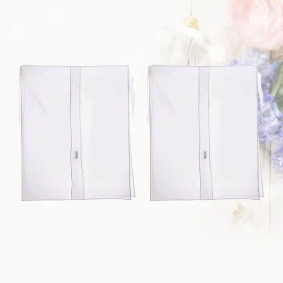 Raindrops 2-Pack Garment Bags for Suits, Travel, and Storage - Clothes Organizer for Business and Vacation