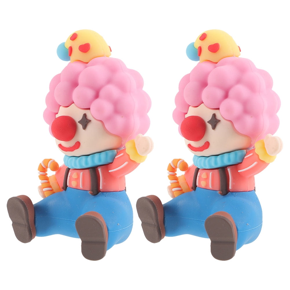 Raindrops Miniature Clown Figurines Multi Color For Bookshelf ...
