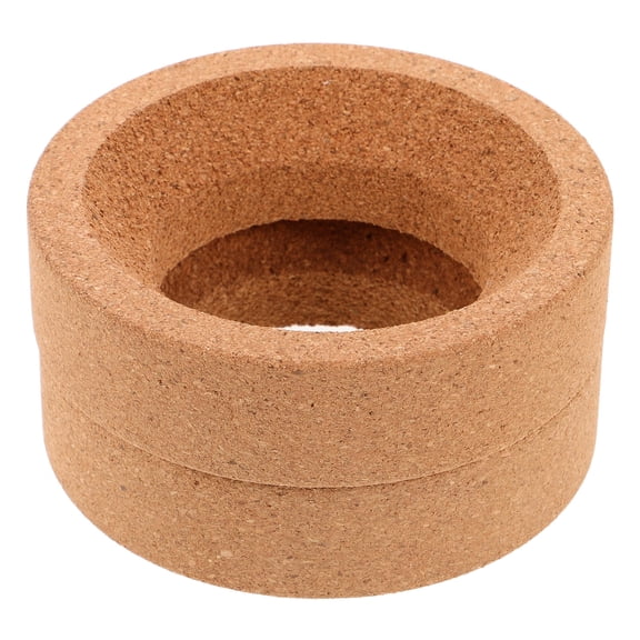 Raindrops 2 Pcs Cork Holder Rings Cap Lab Flask Support Bottom Man Khaki
