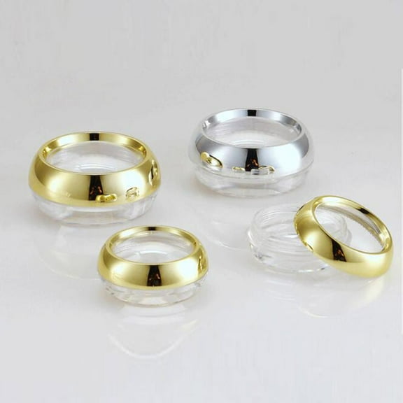 Raindrops 2 Pcs Cream Container Small Glass Jars Jars for Cosmetics Glass Bottle Size 2