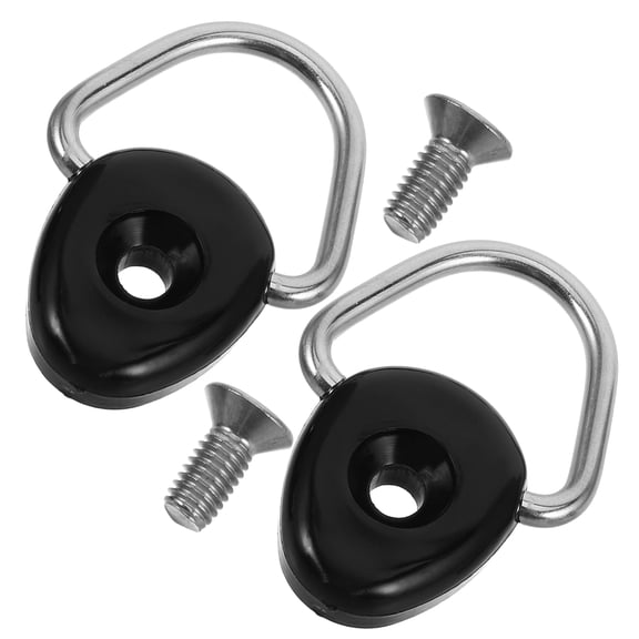 Raindrops 2Pcs Kayak D Rings Kit Stainless Steel Deck Rigging Hardware for Outdoor Use
