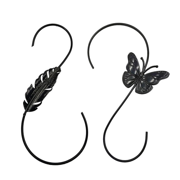 Raindrops 2 Pcs Cute Bird Feeders for Outdoors Birdfeeder Garden Decor Hooks