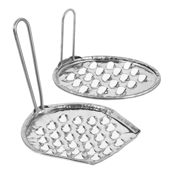 Raindrops 2 Pcs Cutter Jelly Spatula Safe to Use Scraper 8x8cm Silver