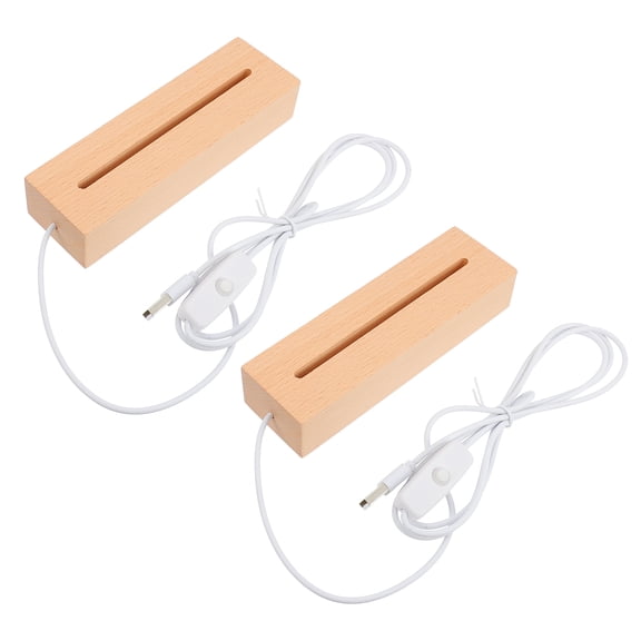 Raindrops  2 Pcs Decor Base Light for Lighting Board Safe USB Cord LED Stand