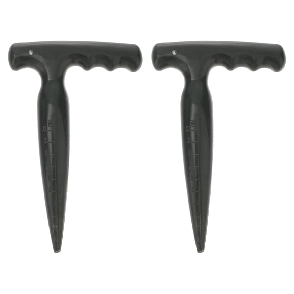 SEWACC Dibber Dark Green PP 2Pcs 7.07X4.52X1.06in For Gardeners Planting