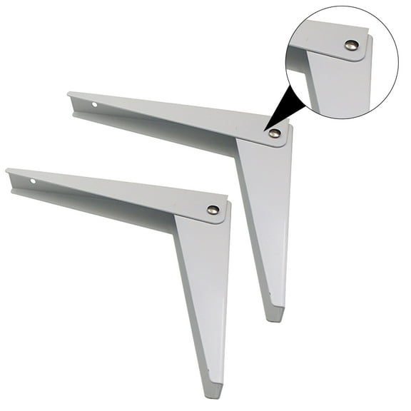 Raindrops 2 Pcs Drywall Shelf Brackets Folding Tripod Business Corner Brace