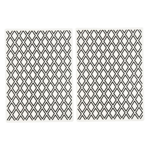 Raindrops 2 Pcs Embossing Folders for Card Making Game Bump Die
