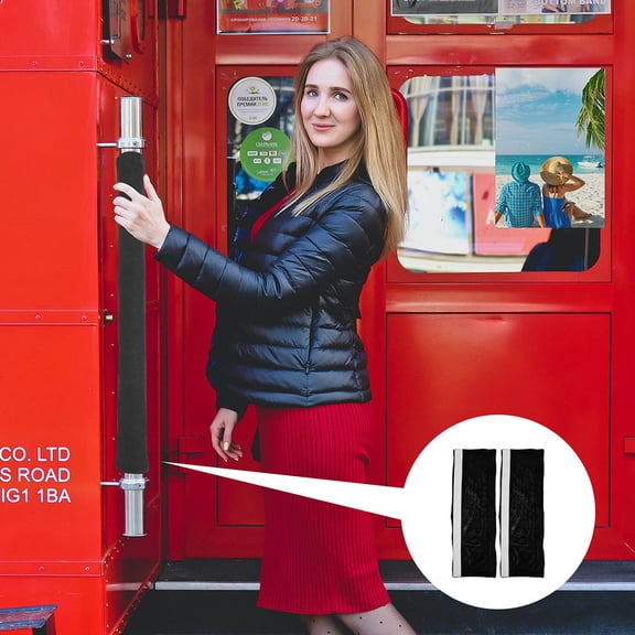 Raindrops 2 Pcs Fabric Handle Cover Fridge Refrigerator Shooter Grip Protector Set