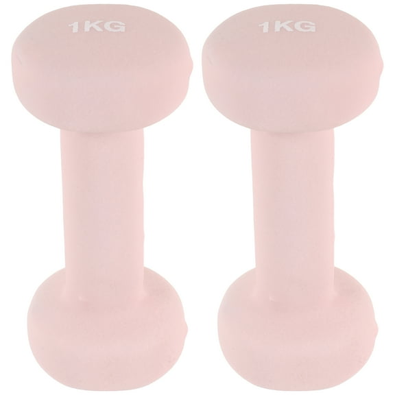 Raindrops  2 Pcs Fitness Dumbbell Portable Weigher Woman Lift Home Gym Barbell Child Pink