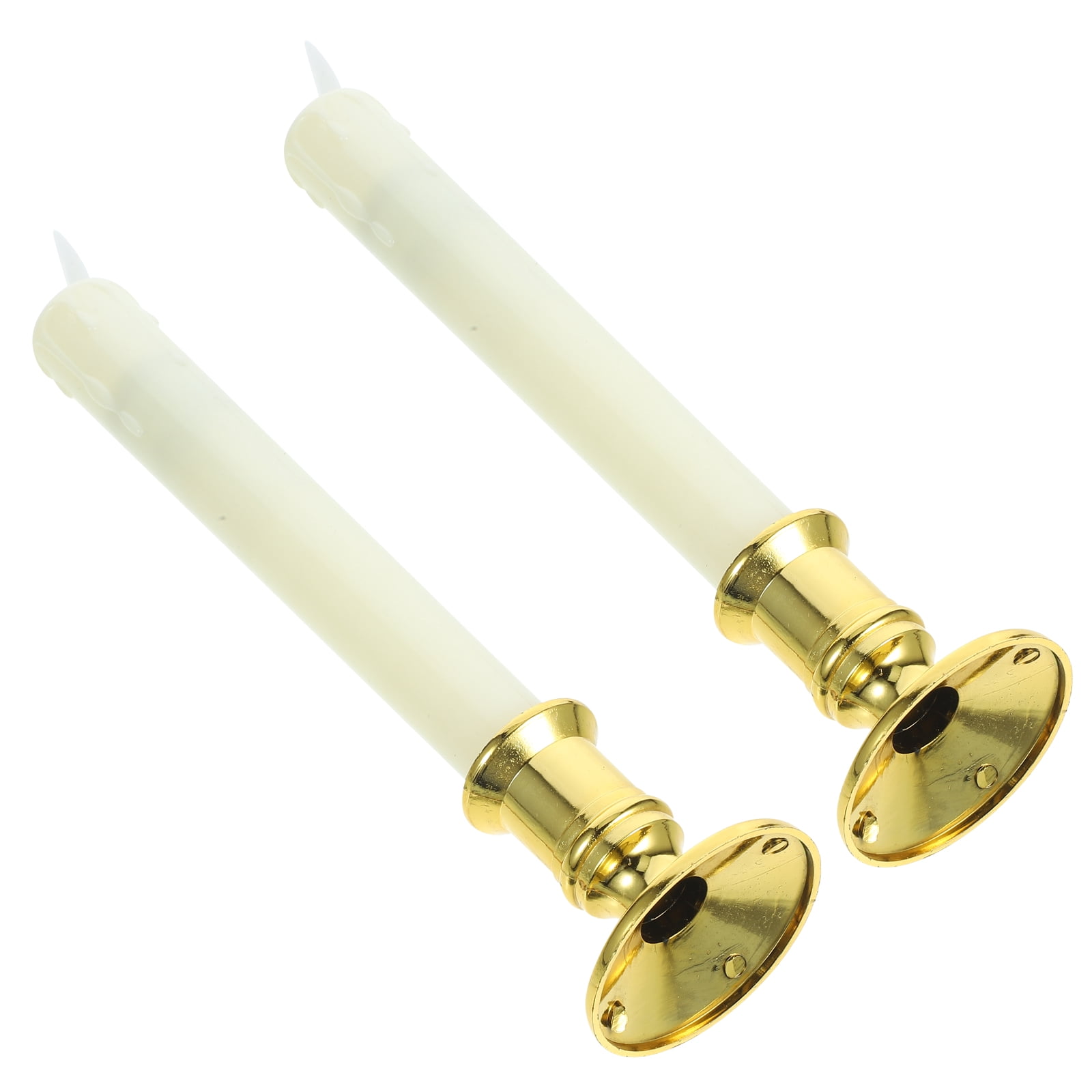 Raindrops  2 Pcs Flame Candle Electric Tealights Rechargeable Batteries Home Decor