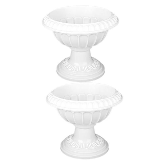 Raindrops Grecian Flower Pots Wedding Party Planter 2Pcs 11.8x11.8in