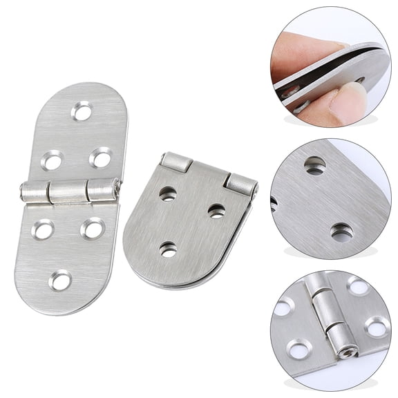 Raindrops  2 Pcs Folding Table Hinges Heavy Duty Stainless Steel