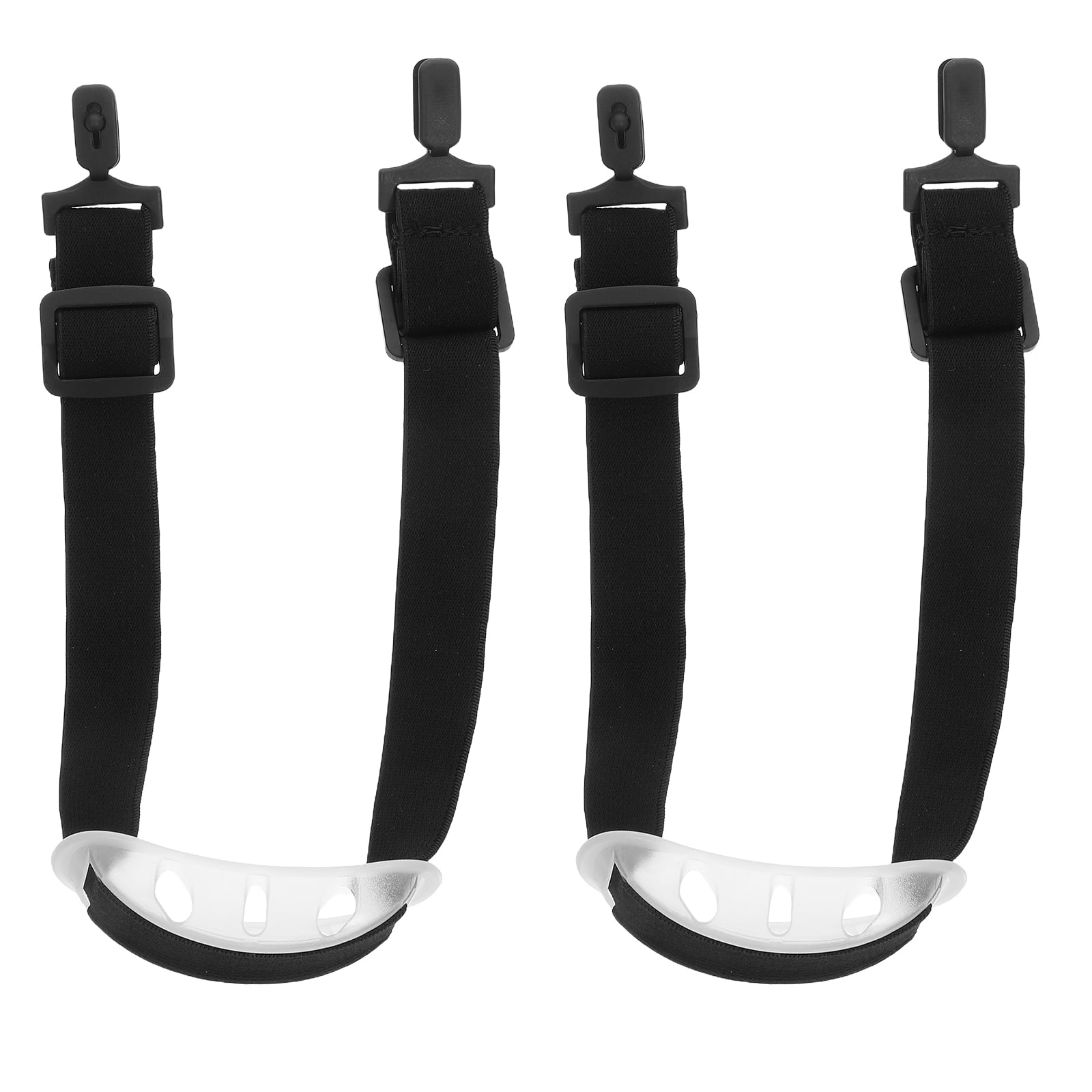 Raindrops  2 Pcs Football Chin Strap for Hard Hat Lanyard Shield Black