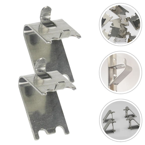 Raindrops 2 Pcs Freezer Shelf Buckle Refrigerator Clips Rack Heavy Duty Hooks Bridesmaid