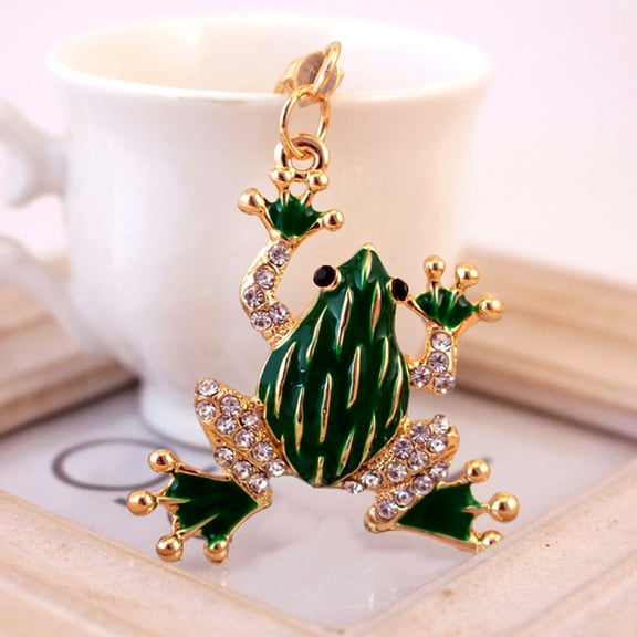 Raindrops 2-Pack Frog Keychains Unique Hanging Keychain Accessories for Bags and Keys