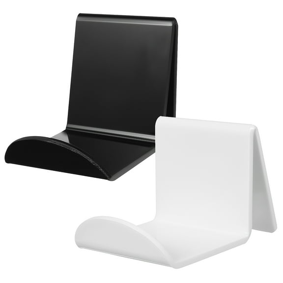 Raindrops 2 Pcs Gaming White Headphone Stand Display Holder Wall Hanging
