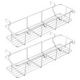 thumbnail image 1 of Raindrops Stainless Steel Grill Storage Basket for Condiments and Tools 2 Pieces Silver Tone Fits Most Grills, 1 of 8