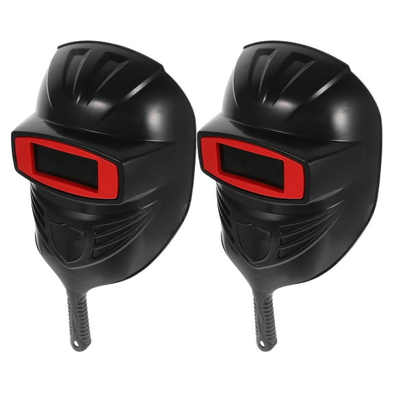 Raindrops 2 Pcs Handheld Welding Mask Thickened Protective Mask for Welding Safety Handheld Welding Face Mask With Handle For Welding