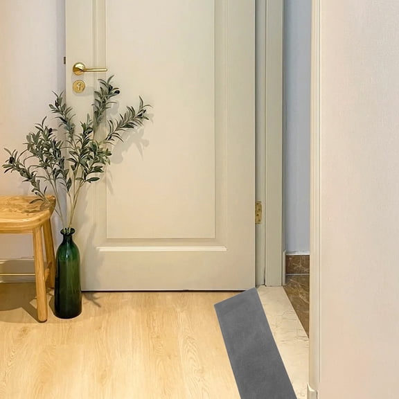 Raindrops 2Pcs Rubber Sweeping Robots Ramps for Home with Vacuum Cleaner Threshold Ramp Mats