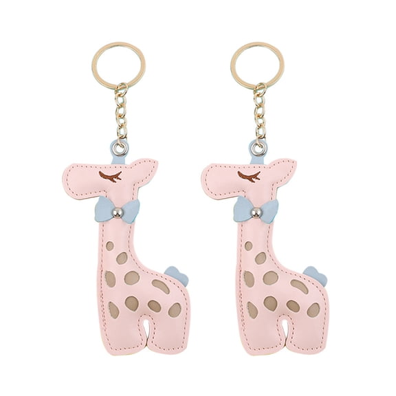 Raindrops 2-Pack Cute Animal Keychains Hanging Decor Accessories in , Fun and Decorative Key Holder Charms