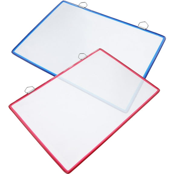 Raindrops 2 Pcs Hanging Wall Pouch File Storage Bag Documents Folder Office