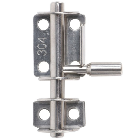 Raindrops 2-Pack Stainless Steel Door Lock Reinforcement Bolt for Home Security and Enhanced Door Safety