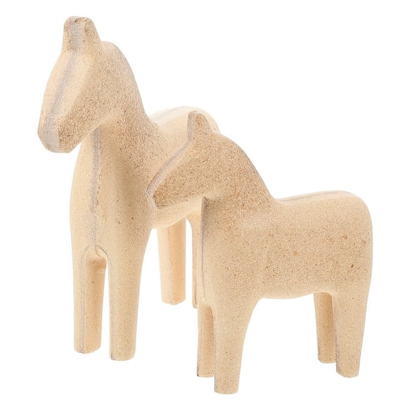 Raindrops 2 Pcs Horse Toys Sequin Decoration DIY Painting Child