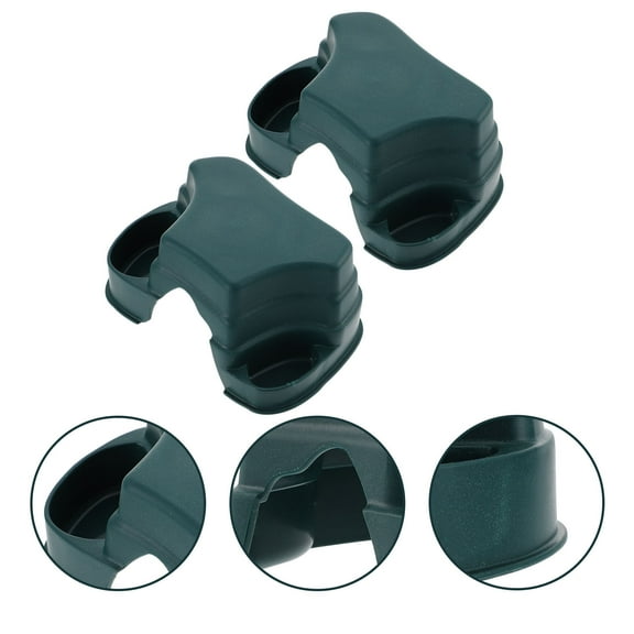 Raindrops  2 Pcs Leopard Gecko Hide Turtle Tank Accessories Hides Habitat Green