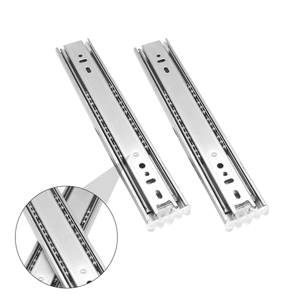 Raindrops 2 Pcs Liner Inflatable Silent Three-fold Guide Rail
