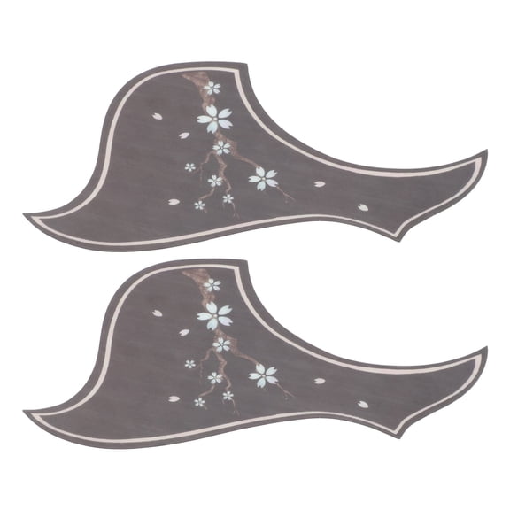 Raindrops 2 Pcs Loaded Guitar Guards Guitar Pickguard Guitar Surface Maintenance 18X12.2cm