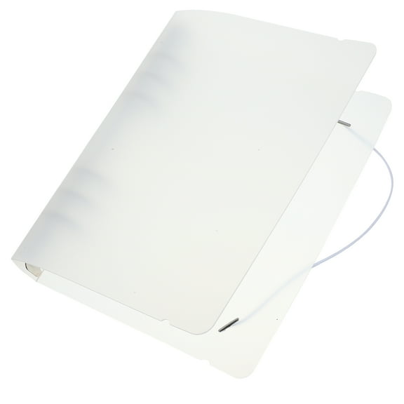 Raindrops 2 Pcs Loose Leaf Binder Ledger Shell 23.00X18.00X4.50CM White