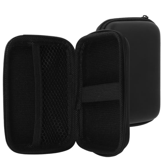 Raindrops 2 Pcs Microphone Bag Ear Case Holder Microphones Black