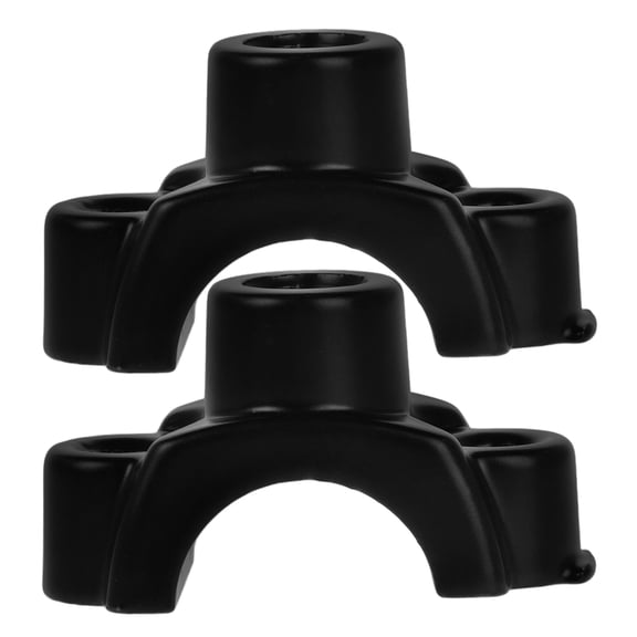 Raindrops 2 Pcs Mirror Bracket Double-sided Accessories Rear View Car Adjustable Black
