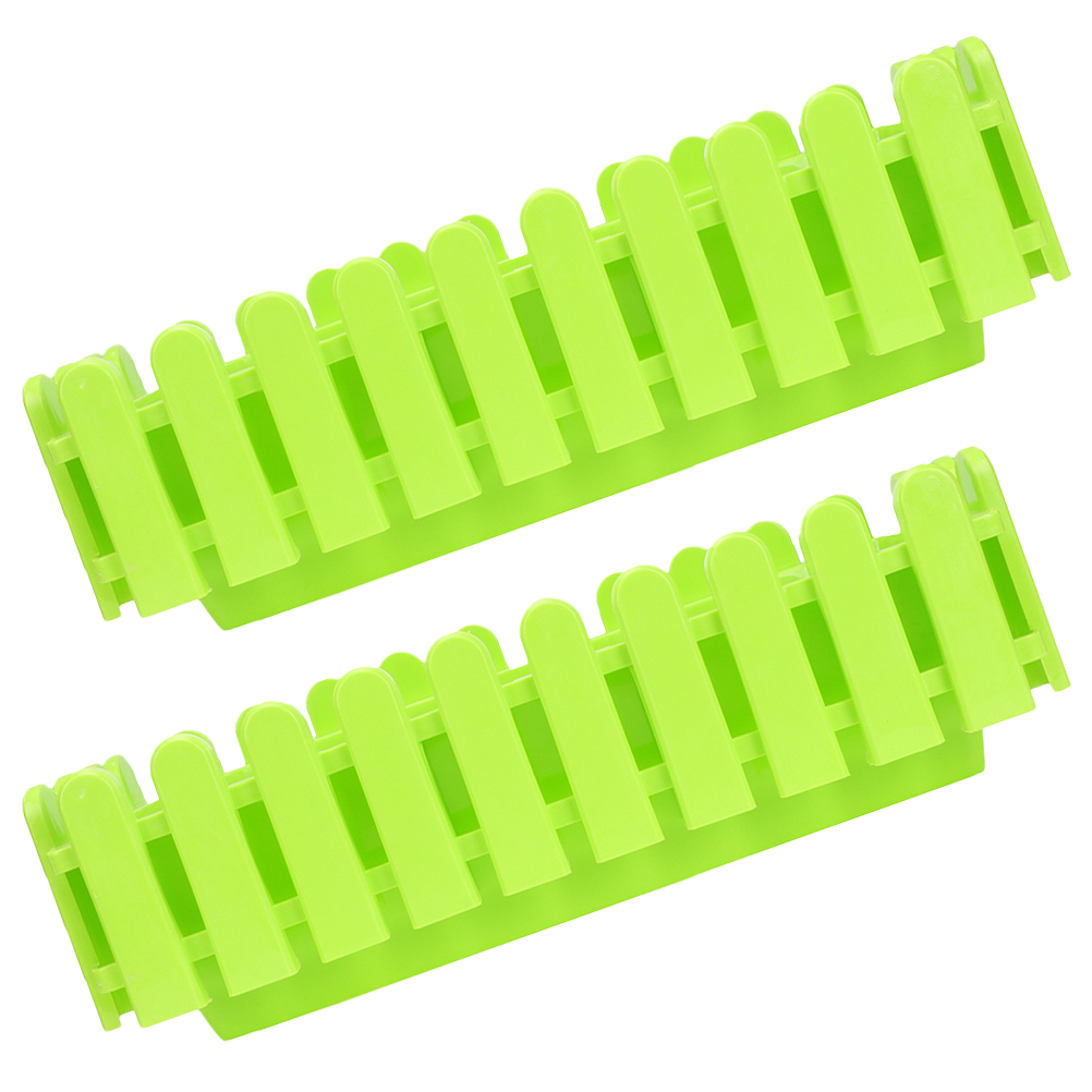 CRILSTYLEO 2Pcs Large Plastic Rectangular Planter Boxes for Vegetable and Herb Gardening Outdoors