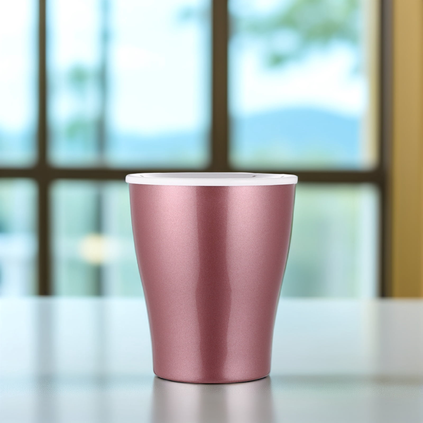 Houderco Self Watering Planter Indoor Plastic Rose Gold 2Pcs 6.8X6.8X6 ...