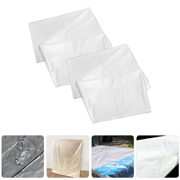 Raindrops 2 Pcs Plastic Mattress Bags for Moving Bed Cover Protector Storage
